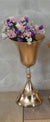 Home Décor Flower Vase in three different sizes in chrome & Gold-4065