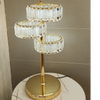 Crystal Floor & Table Lamps -with colour changing and brightness adjustment feature-remote control- matching Ceiling Light–Y608-5F