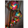 Turkish Floor Lamp with colourful 7 & 9globes in different sizes-ZQF011-9globs ZQF002/7globs-Moroccon