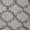 Porcleain Decor Tiles in large Greyscale with silver trim | 1 sheet 60 x 30 cm | 6 tiles 1 sqm