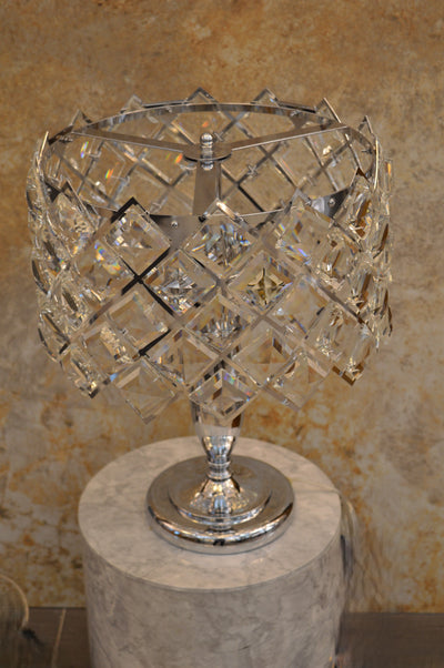 Crystal & Metal Table & Free Standing Lamps 5811-5F-5810-5F