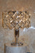 Crystallic Rectangular thin fitting heavy gold table lamp [5811-3TGD | 5811-3TS]