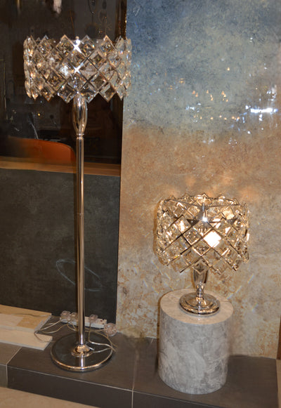 Crystal & Metal Free Standing Lamp [58105F | 58115F]