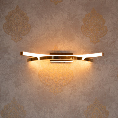 Warm LED Wall Lights-MB220523-Chrome & Gold