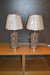 Thin metallic frame crystallic table lamp with incorporated LED-KL1072