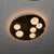 Modern Moon Style Flushmount LED Ceiling Lights Gold-2318-800, 500 & 400