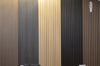 Décor Slat Wall Panels in Wood Look finish-PWC Plastic Waterproof