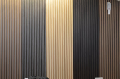 Décor Slat Wall Panels in Wood Look finish-PWC Plastic Waterproof