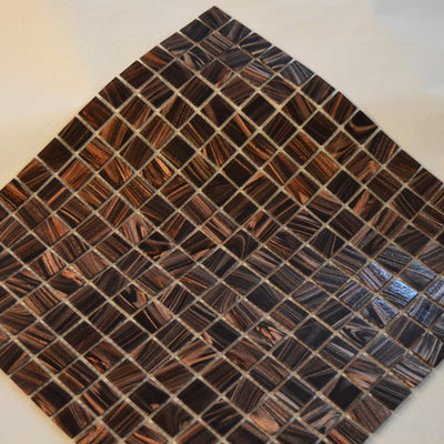 Glitter Bronze Marble Effect Mosaic Tiles-330*330*8mm-10sheets-1m2