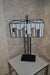 Handmade Brown & White shade Tiffany Table Lamp & Floor Lamp