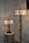 Handmade Rectangle Glass shade Tiffany Table Lamp & Floor Lamp