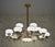 Crystal Glob Floor Lamp & Table lamp with Colour Changing feature-2113