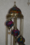 Turkish Floor Lamp with colourful 7 & 9globes in different sizes-ZQF011-9globs ZQF002/7globs-Moroccon