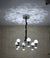 Modern Crystal Globe Pendant Ceiling Lights  Gold / Silver-2176-6Head