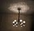 Modern Crystal Globe Pendant Ceiling Lights  Gold / Silver-2176-6Head