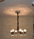 Modern Crystal Globe Pendant Ceiling Lights  Gold / Silver-2176-6Head