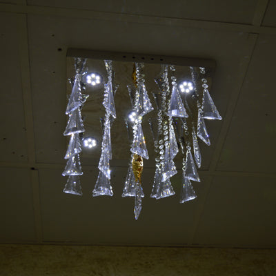 Crystal Model Flushmount Ceiling Light Silver-9400-400*400