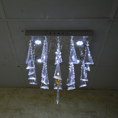 Crystal Model Flushmount Ceiling Light Silver-9400-400*400