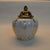 Ceramic Set of 3pcs Ginger/Candy Jars in Silver & Gold Colors