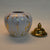 Ceramic Set of 3pcs Ginger/Candy Jars in Silver & Gold Colors