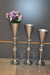 Home Décor Flower Vase in three different sizes in chrome & Gold-9832