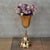 Home Décor Flower Vase in three different sizes in chrome & Gold-9832