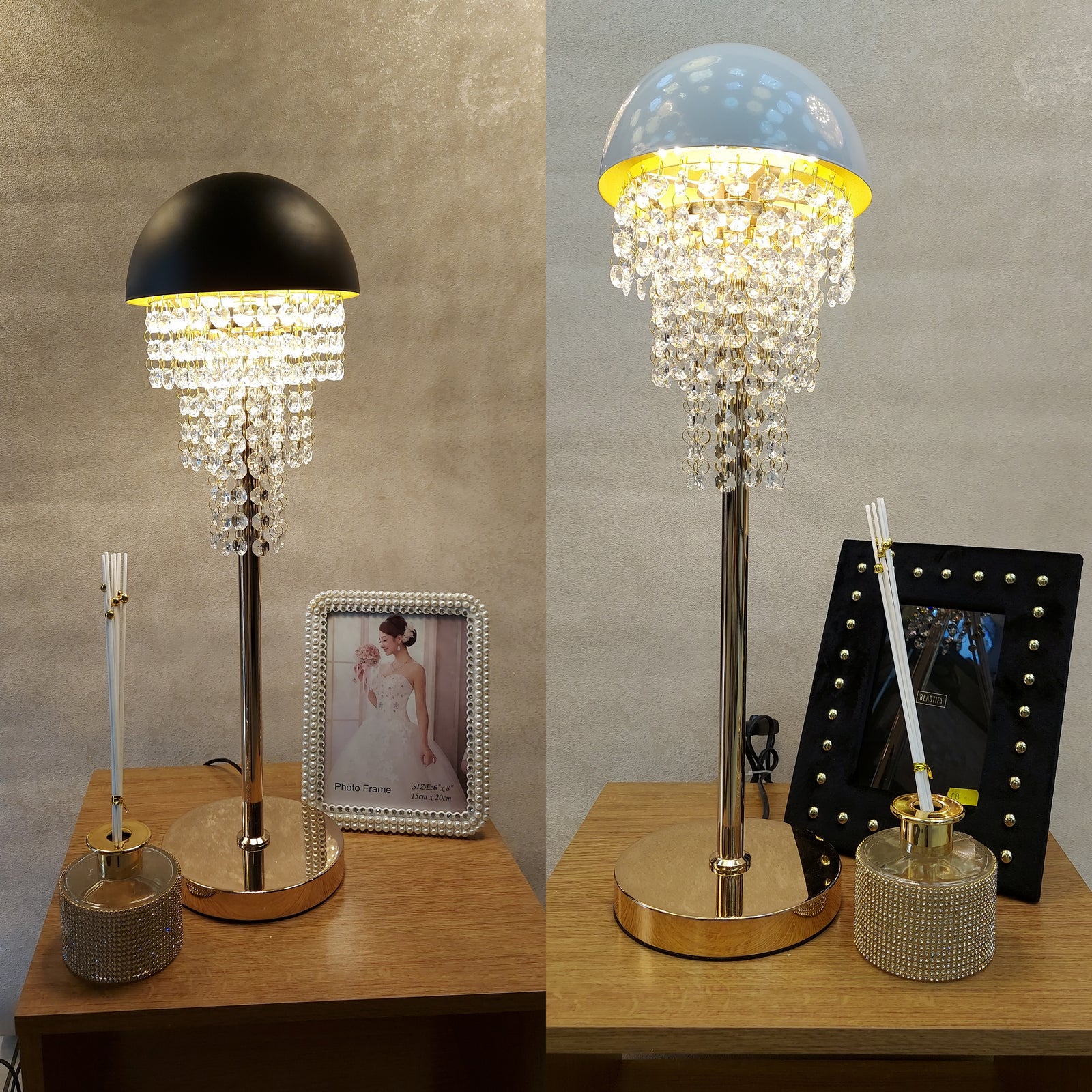 Drum Crystal Floor & Table Lamp with Different colour and design with matching ceiling Light-Y806