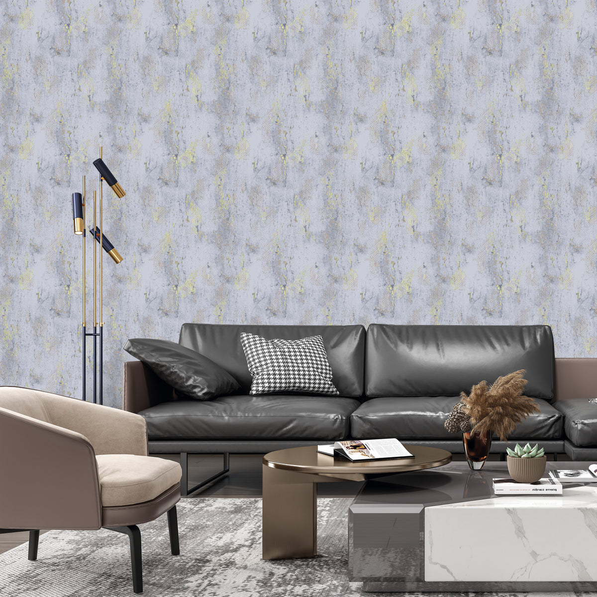 Modern Home Glitter Double Width wallpaper in 3 different colours-15mtr Length and 1mtr Width-GT11704,07 &amp; 08