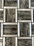 Dark Grey and Light Grey Metal Glass Mosaic Tiles