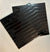 Black Rectangle Strip Glass Mosaic Tiles-300*300*8mm-11sheets-1m2-DZ3302