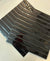 Black Rectangle Strip Glass Mosaic Tiles-300*300*8mm-11sheets-1m2-DZ3302