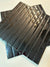 Black Rectangle Strip Glass Mosaic Tiles-300*300*8mm-11sheets-1m2-DZ3302