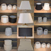 Modern Lamp Shades for the Table & Floor Lamps Available Black & White