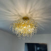 Pendant-Glass Rain Drop Gold Pendant Ceiling Light-A3139/500, 800 & 1000*500