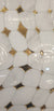 Gold & White Porcelain Decor Tile-300*600*8mm-8sheets-1m2-WJ723 & WJ724