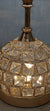 Thin metallic frame crystallic table lamp with incorporated LED [CDG03 | CDS03]