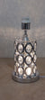 Thin metallic frame crystallic table lamp with incorporated LED-KL1072