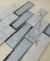 Grey Marble and Mirror Glass elegant and modern mosaic tiles-300*300*8mm-11sheets-1m2