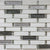 White Grayscale Glass Mosaic Tile | 1 sheet 30cmx30cm&8mm | 11 sheets 1sqm