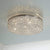 Crystal Square / Circular Pendant & Flash mounted Warm LED ceiling light