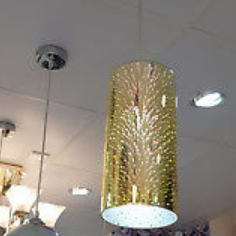 3D Gold LED Cylinder