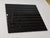 Black Rectangle Strip Glass Mosaic Tiles-300*300*8mm-11sheets-1m2-DZ3302