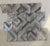 Modern silver arrows glass mosaic tile