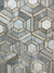 Beige,White & Grey Texture Marble Mosaic Tiles |300X300X8mm|11=1m2-Code: DZ-1