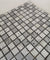 Cubic Greyscale Stone Mosaic Tile