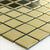 Mirrored Silver Aluminium Ceramic Mosaic Tiles-300*300*8mm-11sheets-1m2