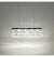 Bar Crystallic Colour changing LED Incorporated suspended Ceiling light (H89341-8)