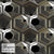 Gold & Black Decor Porcelain Tiles 600 x 600 x 10mm